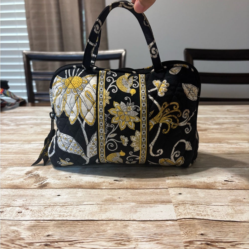 Vera Bradley Floral Black and Yellow Women's Bag